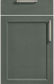 Lugano Lack F38 Black Green softmatt