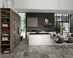 NK23775 Tavola   Eiche Barolo   Soft Lack   Sahara