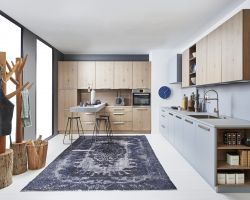 NK23861 Koje 18 Soft Lack   Papyrusgrau   Tavola   Eiche Pinot